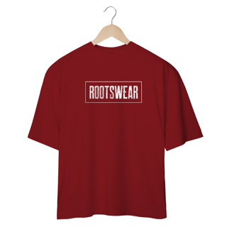 Nome do produto Camiseta Oversized Rootswear Unissex (Vinho)