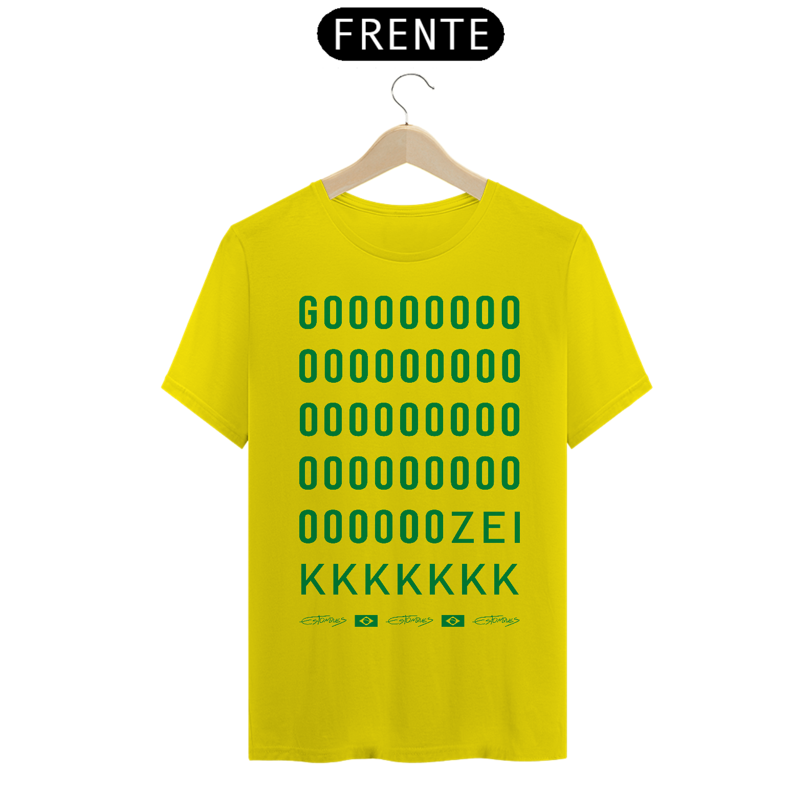 Camiseta Brasil Gozei kkk