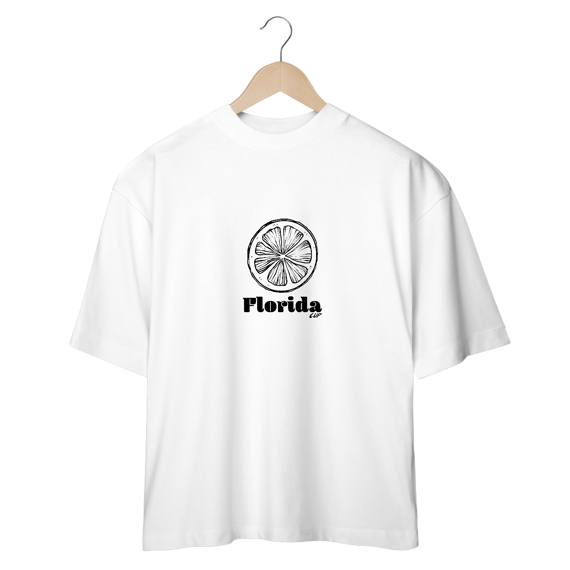 Camiseta Oversized Florida Cup Logo