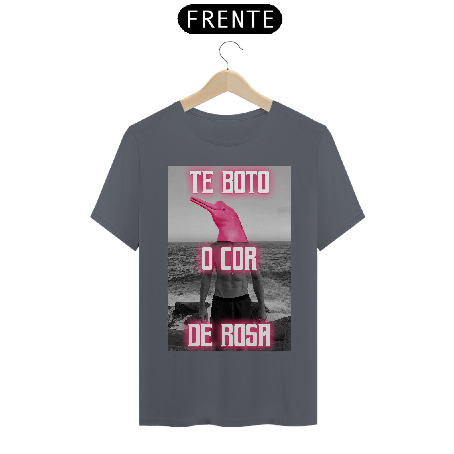 Camiseta Te Boto o Cor de Rosa