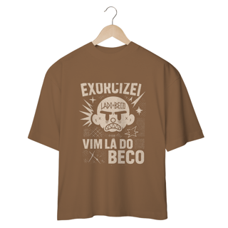 Nome do produto Camiseta Oversized Exorcizei Lado Beco