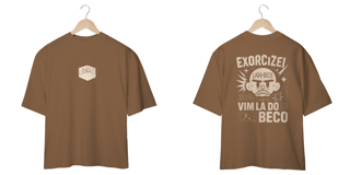 Nome do produto Camiseta Oversized Lado Beco Exorcizei 