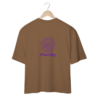 Nome do produto Camiseta Oversized Florida Cup Logo Roxo