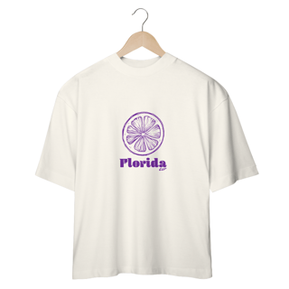 Nome do produto Camiseta Oversized Florida Cup Logo Roxo
