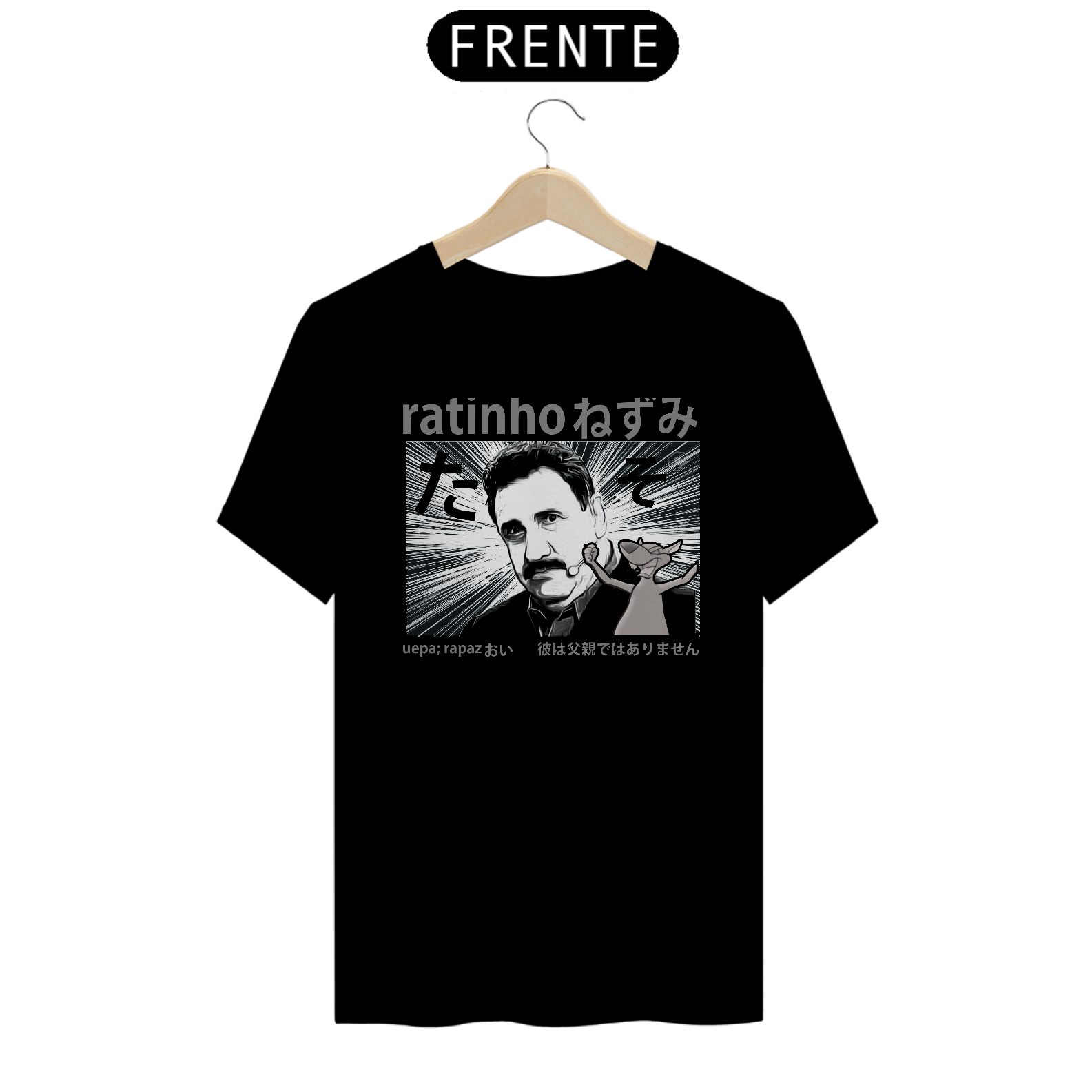 Camiseta ratinho anime