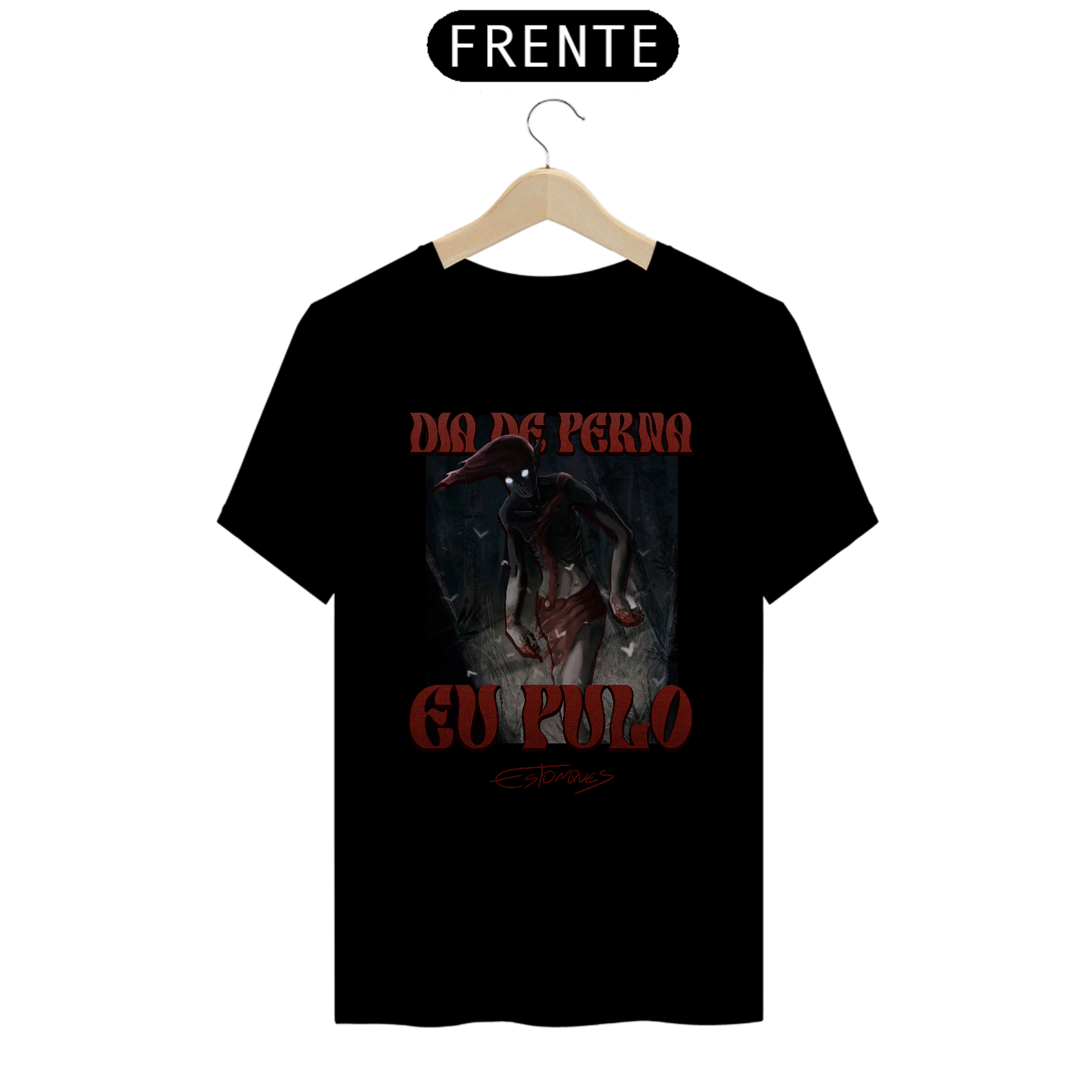 Camiseta Dia de Perna Eu Pulo