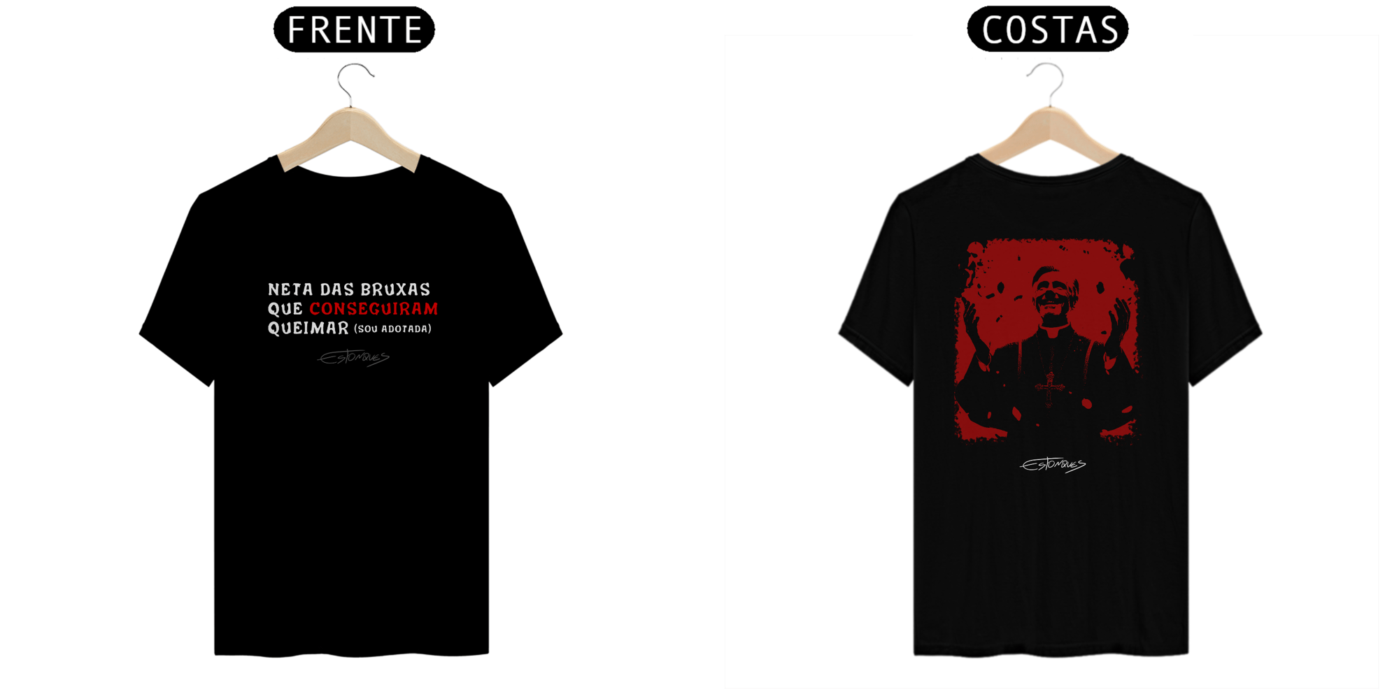 Camiseta Neta das Bruxas que conseguiram queimar (Sou adotada)