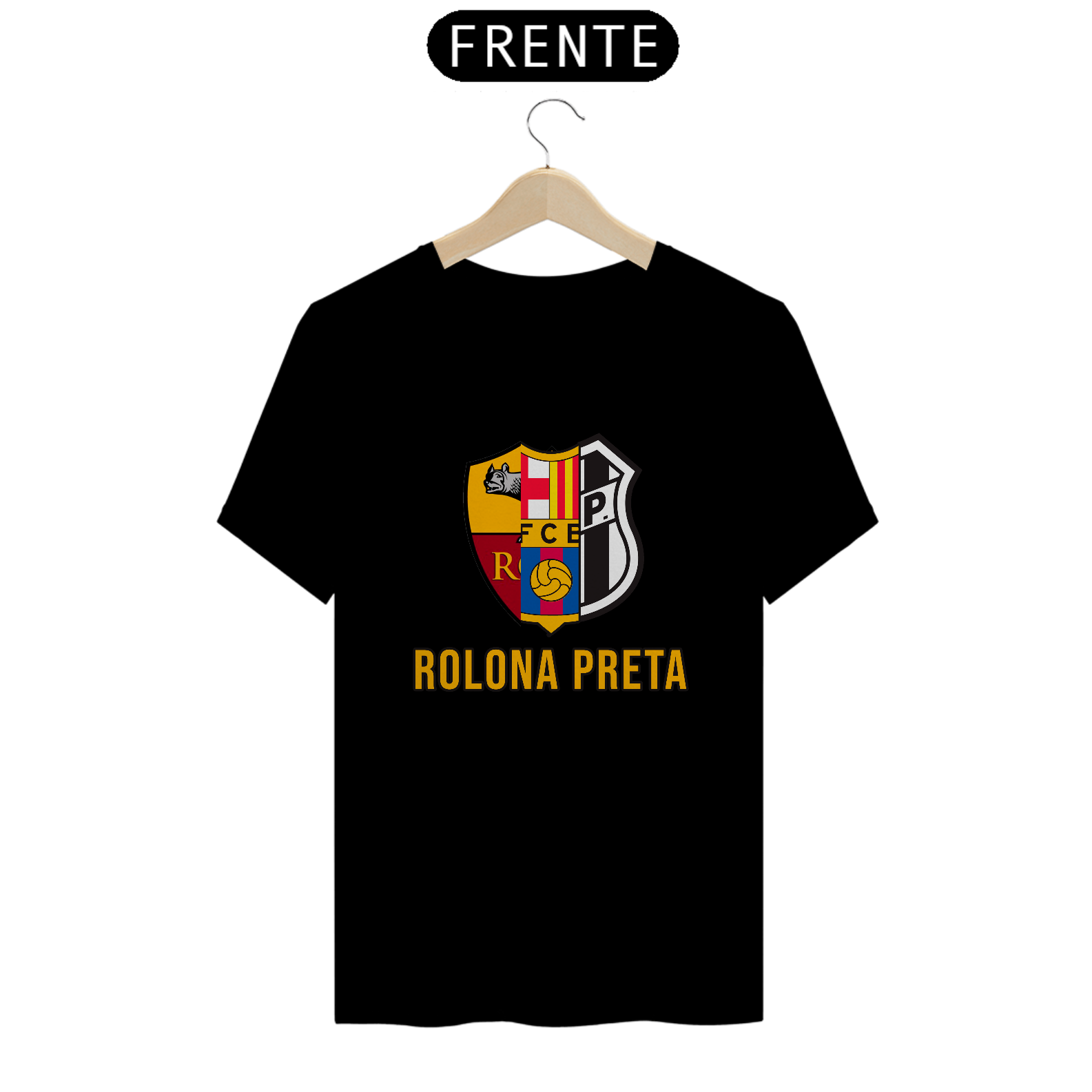 Camiseta Rolona Preta