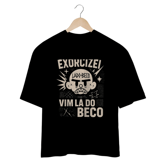 Camiseta Oversized Exorcizei Lado Beco