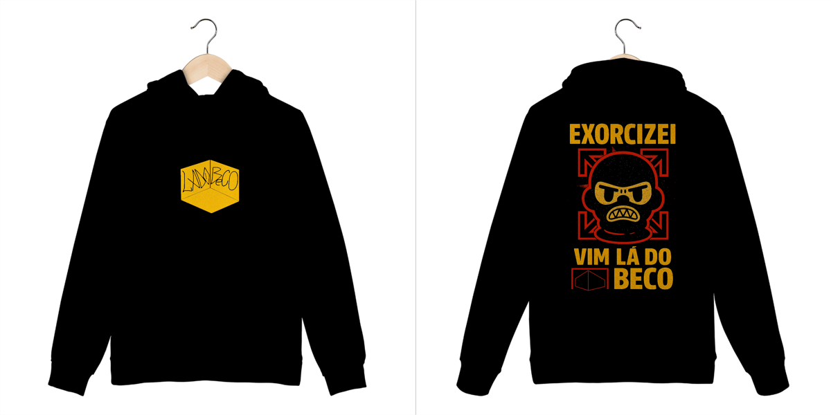 Nome do produto: Moletom Lado Beco Exorcizei