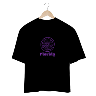 Nome do produto Camiseta Oversized Florida Cup Logo Roxo