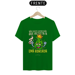 Camiseta Não tem depressão que resista a uma bongada