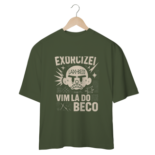 Nome do produto Camiseta Oversized Exorcizei Lado Beco