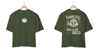Nome do produto Camiseta Oversized Lado Beco Exorcizei 