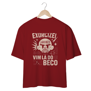 Nome do produto Camiseta Oversized Exorcizei Lado Beco