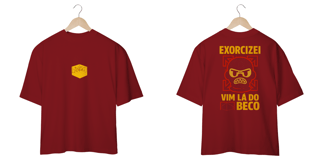 Nome do produto Camiseta Oversized Exorcizei Balaclava