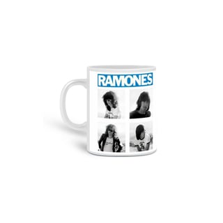 Caneca Ramones White 