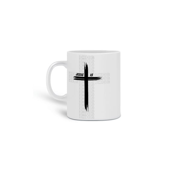 Caneca Jesus Is King - Leão de Judá
