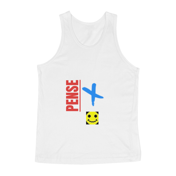 Camisa regata pense positivo