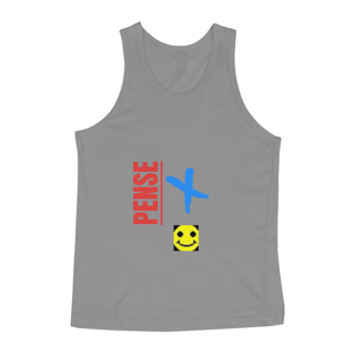 Nome do produto Camisa regata pense positivo