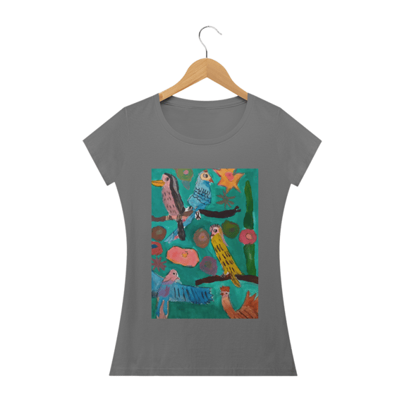 Camiseta baby long PÁSSAROS