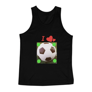Nome do produto eu amo futebol camiseta