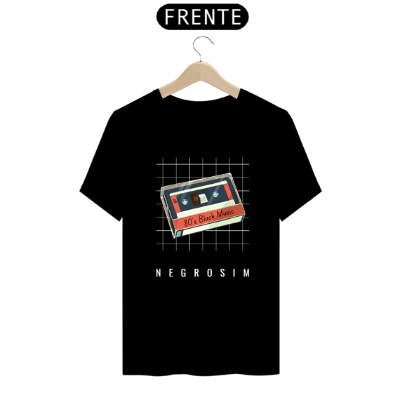 Camiseta Fita Cassete Negrosim