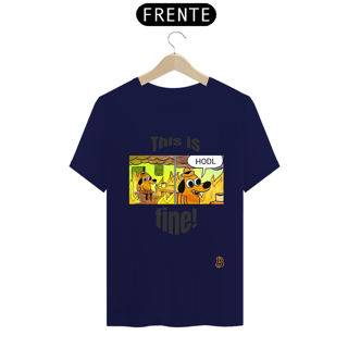 Nome do produto T-Shirt Classic HODL This is fine
