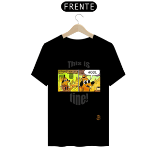 Nome do produto T-Shirt Classic HODL This is fine