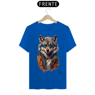 Nome do produto Lobo De Óculos Escuro - Camiseta