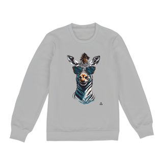 Nome do produto Zebra De Óculos Escuro - Moletom