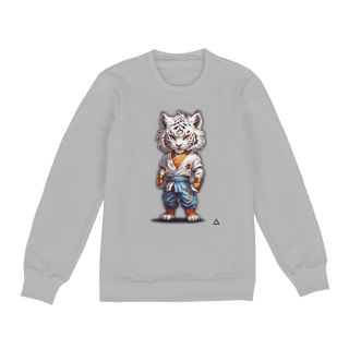 Nome do produto Tigre Lutador Cabeça Dura - Moletom