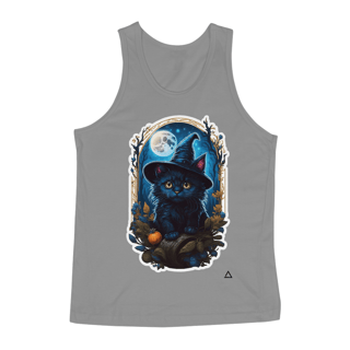 Nome do produto Gato Bruxo - Camiseta Regata