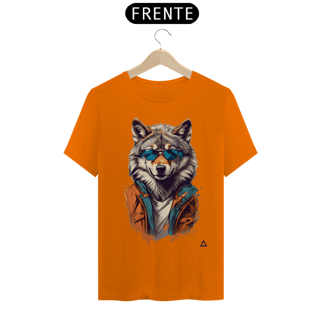 Nome do produto Lobo De Óculos Escuro - Camiseta