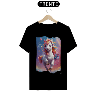 Nome do produto Unicórnio Fofinho Saltitante - Camiseta