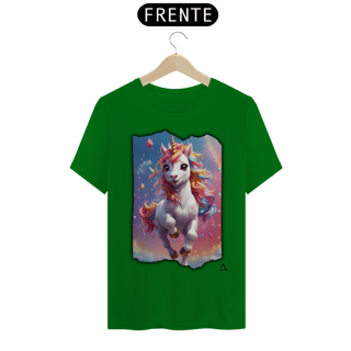 Nome do produto Unicórnio Fofinho Saltitante - Camiseta