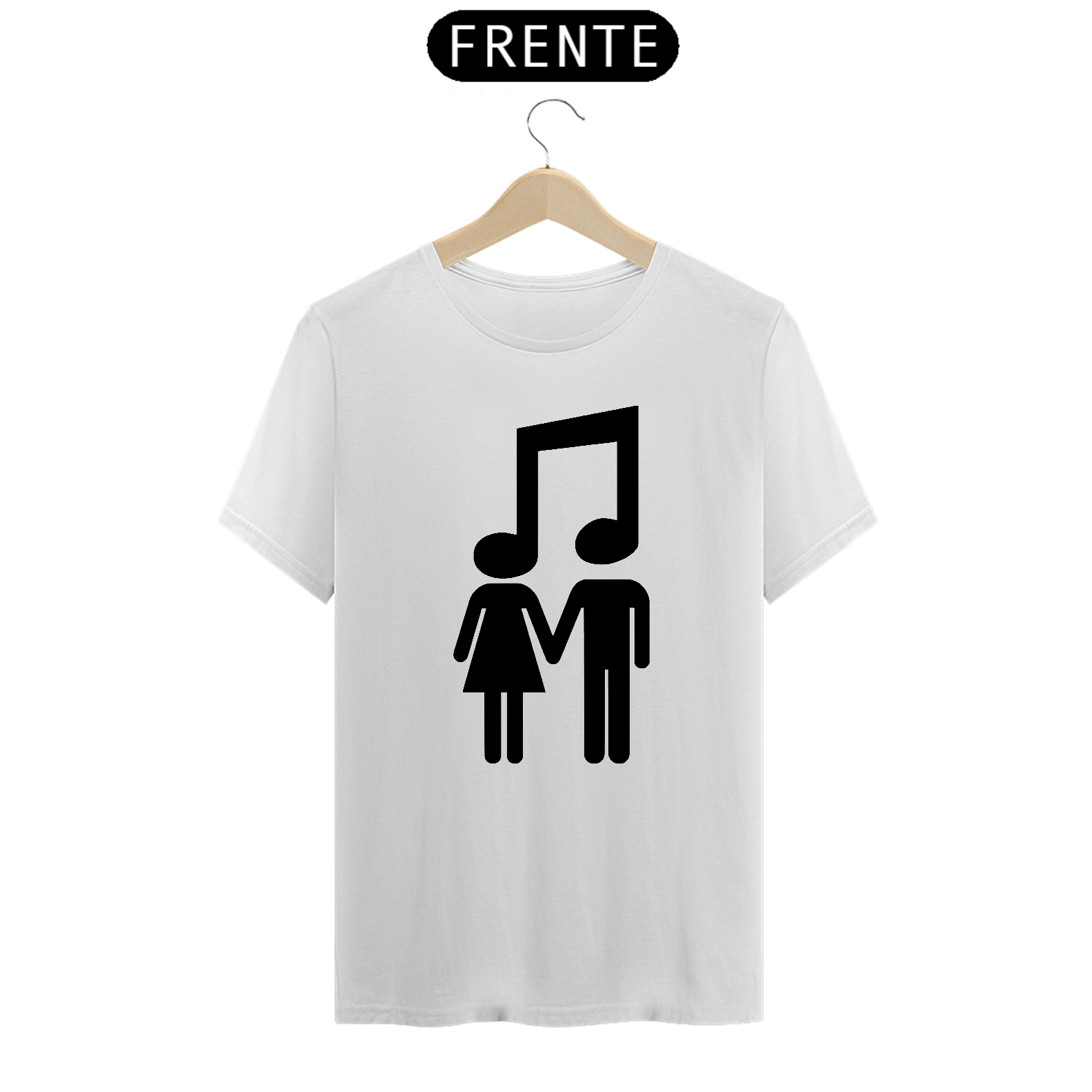 T-Shirt Unissex Casal do Rock