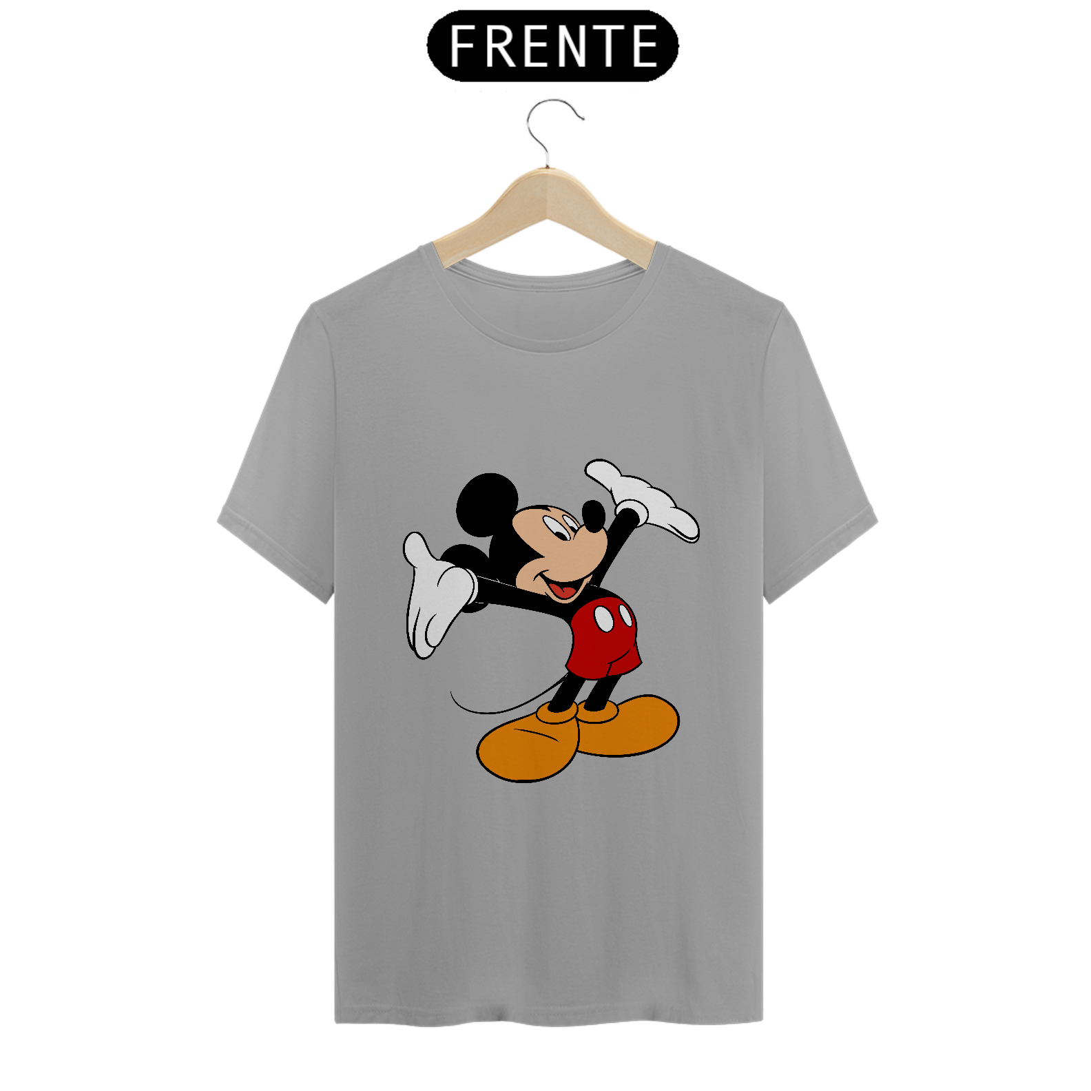 T-Shirt Masculino Mickey Alegre