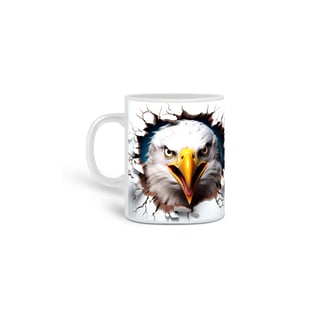 Caneca Aguia 2 lados