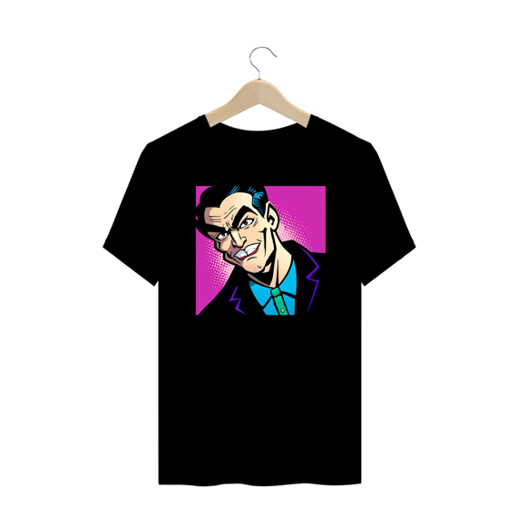 Camiseta Pin-up Conde Drácula (Plus Size)