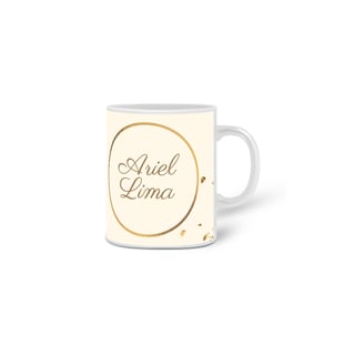 Nome do produto Caneca Nome Dourado