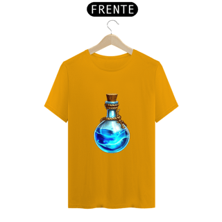 Nome do produto Camiseta Poção Azul Mana MP MMO RPG Brenommorpg