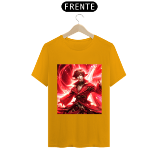 Nome do produto Camiseta Unissex Red Mage Mago Vermelho Final Fantasy Algodão 100