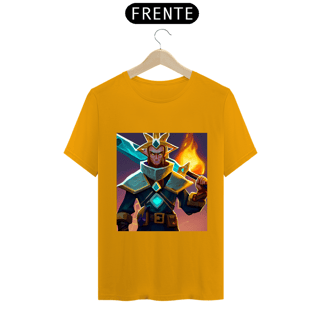 Nome do produto Camiseta Unissex Runescape Guerreiro Espada de Fogo Algodão 100