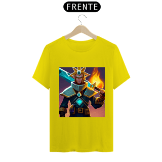 Nome do produto Camiseta Unissex Runescape Guerreiro Espada de Fogo Algodão 100