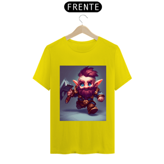 Nome do produto Camiseta Unissex Gnomo World of Warcraft Algodão 100