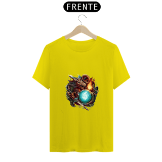 Nome do produto Camiseta Unissex Dragão Bola de Cristal Dungeons & Dragons Algodão 100