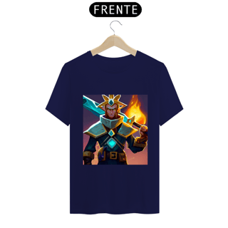 Nome do produto Camiseta Unissex Runescape Guerreiro Espada de Fogo Algodão 100