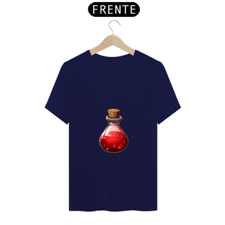 Nome do produto Camiseta Unissex Poção de Vida RPG Vermelha Algodão 100