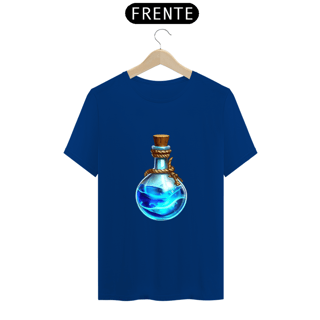 Nome do produto Camiseta Poção Azul Mana MP MMO RPG Brenommorpg